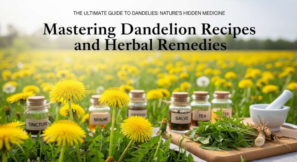 featured: the ultimate guide to dandelion remedies: nature’s hidden medicine