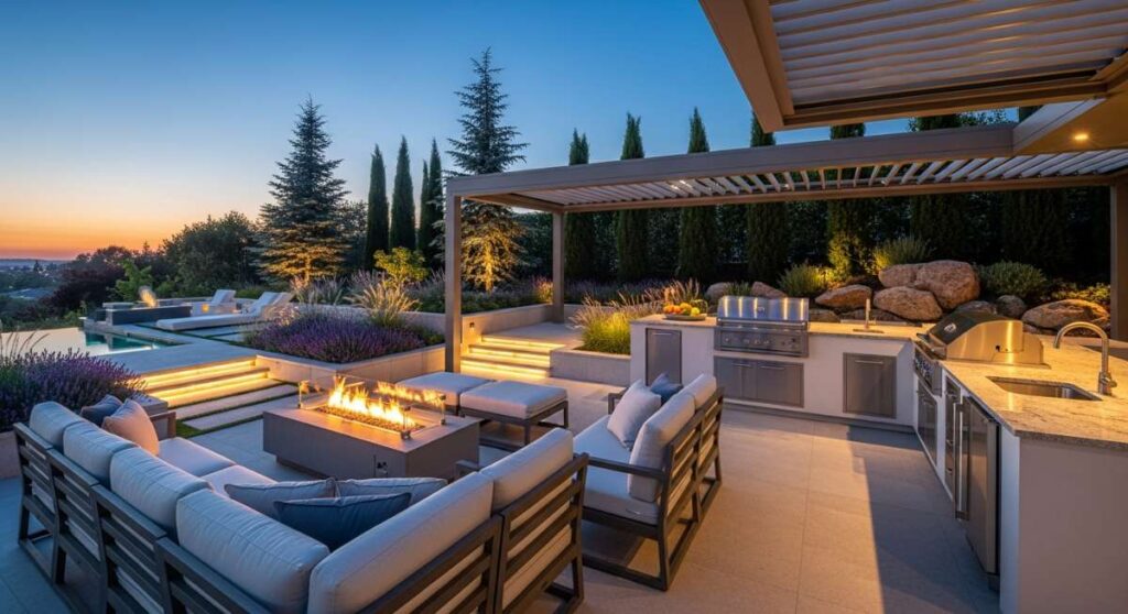 featured: the ultimate guide to designing an opulent alfresco living space