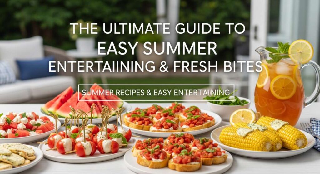 featured: the ultimate guide to easy summer entertaining & fresh bites
