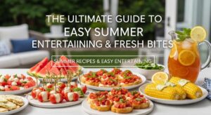 featured: the ultimate guide to easy summer entertaining & fresh bites