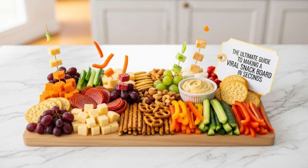 featured: the ultimate guide to making a viral snack board in seconds