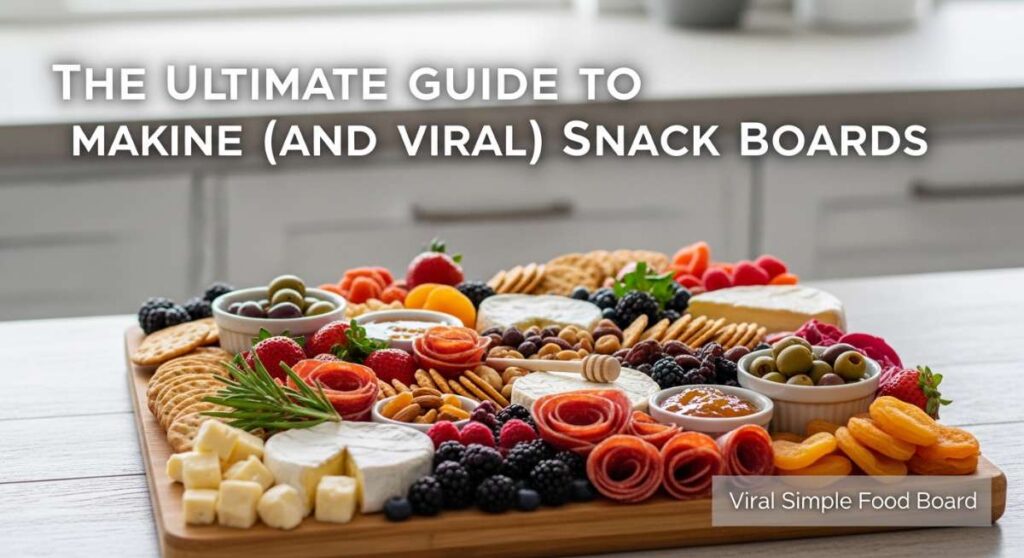 featured: the ultimate guide to making simple (and viral) snack boards