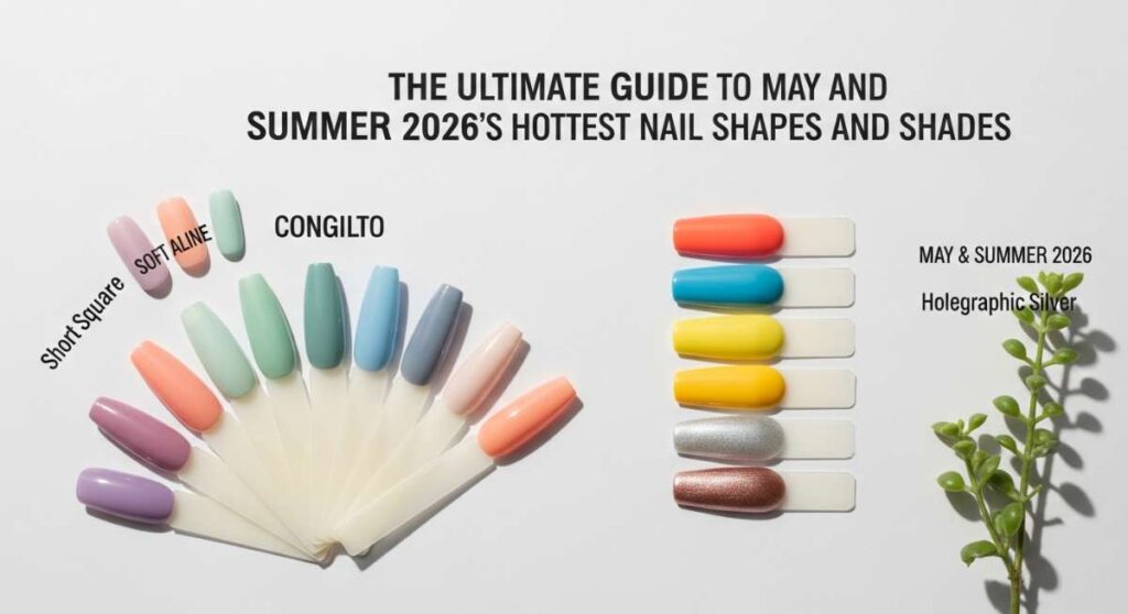 featured: the ultimate guide to may and summer 2026’s hottest nail shapes and shades