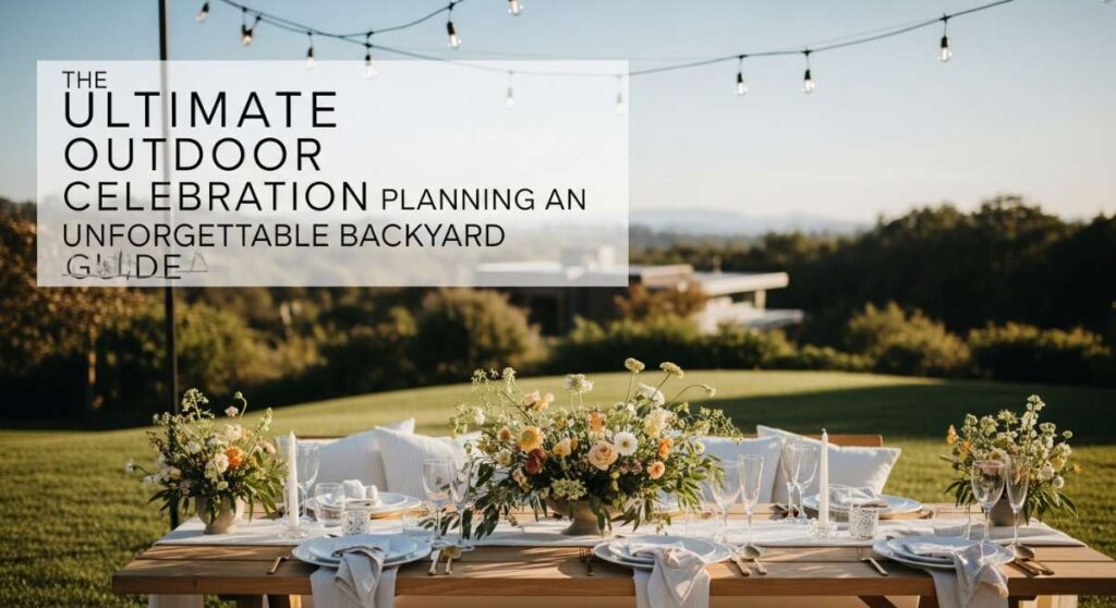 The Ultimate Guide to Planning an Unforgettable Backyard Celebration featured: the ultimate guide to planning an unforgettable backyard celebration