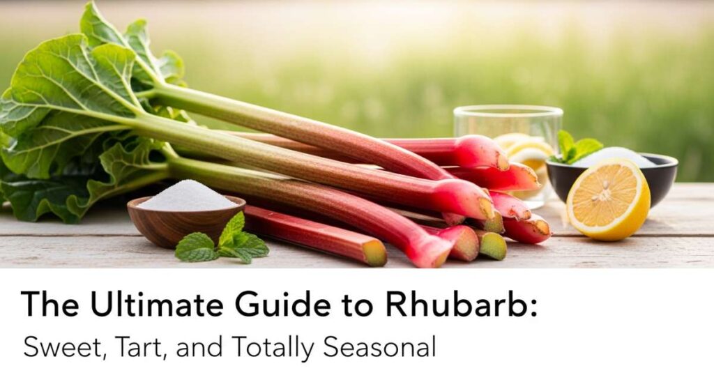 featured: the ultimate guide to rhubarb: sweet, tart, and totally seasonal