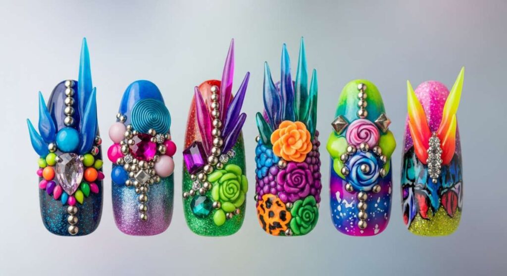 featured: the ultimate guide to rocking extreme 3d multicolor nail masterpieces
