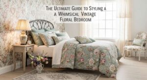 featured: the ultimate guide to styling a whimsical vintage floral bedroom