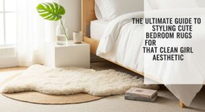 featured: the ultimate guide to styling cute bedroom rugs for that clean girl aesthetic