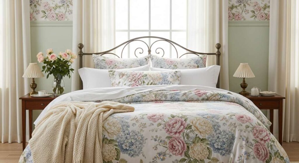 featured: the ultimate guide to the romantic vintage floral bedroom