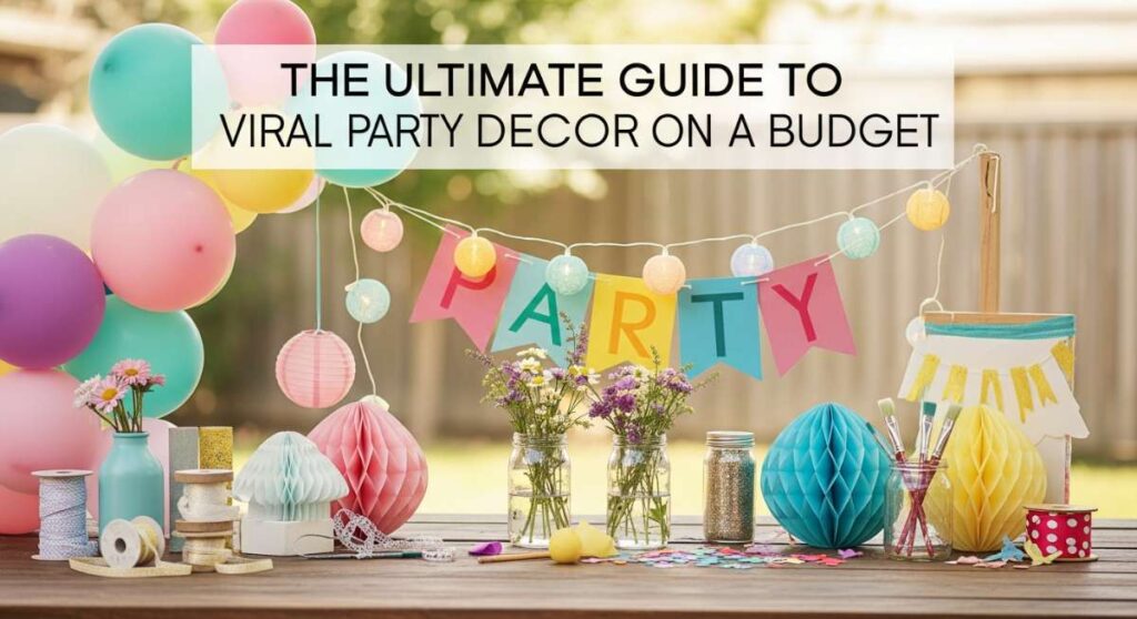 featured: the ultimate guide to viral diy party decor on a budget