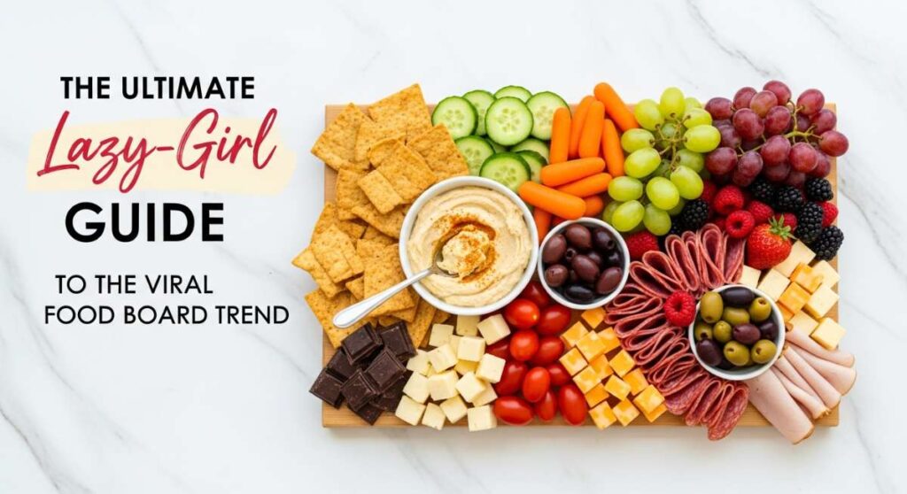 featured: the ultimate lazy girl guide to the viral food board trend