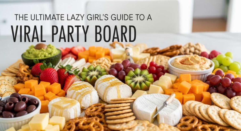 featured: the ultimate lazy girl's guide to a viral party board