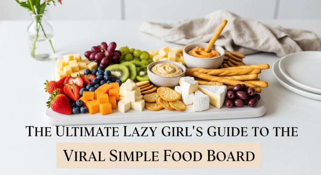 featured: the ultimate lazy girl's guide to the viral simple food board