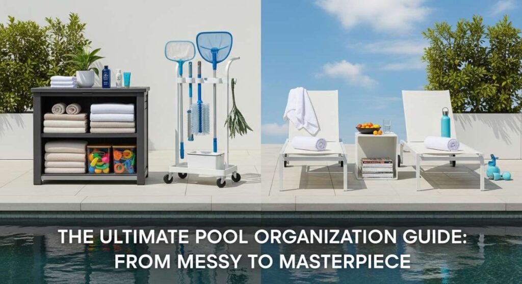 featured: the ultimate pool organization guide: from messy to masterpiece