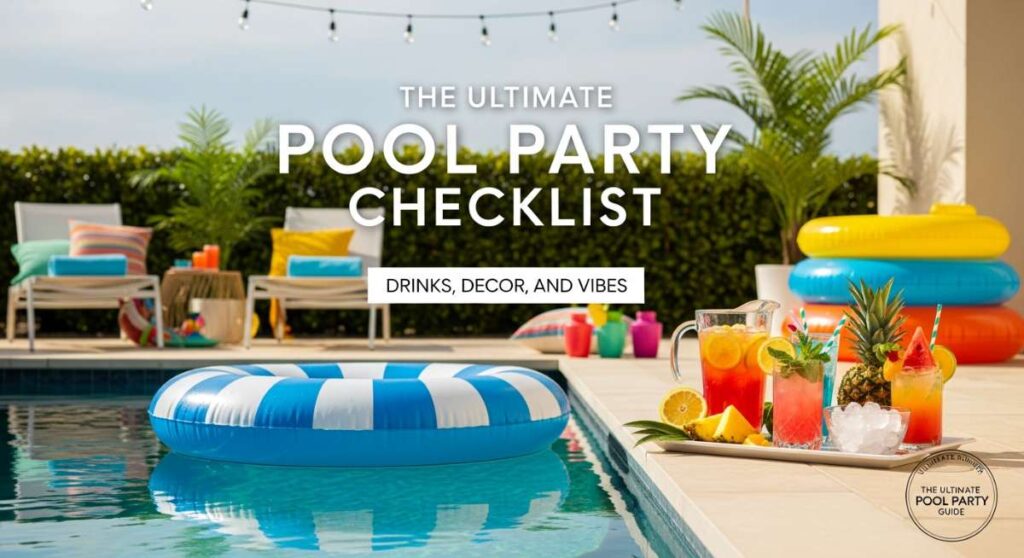 featured: the ultimate pool party checklist: drinks, decor, and vibes