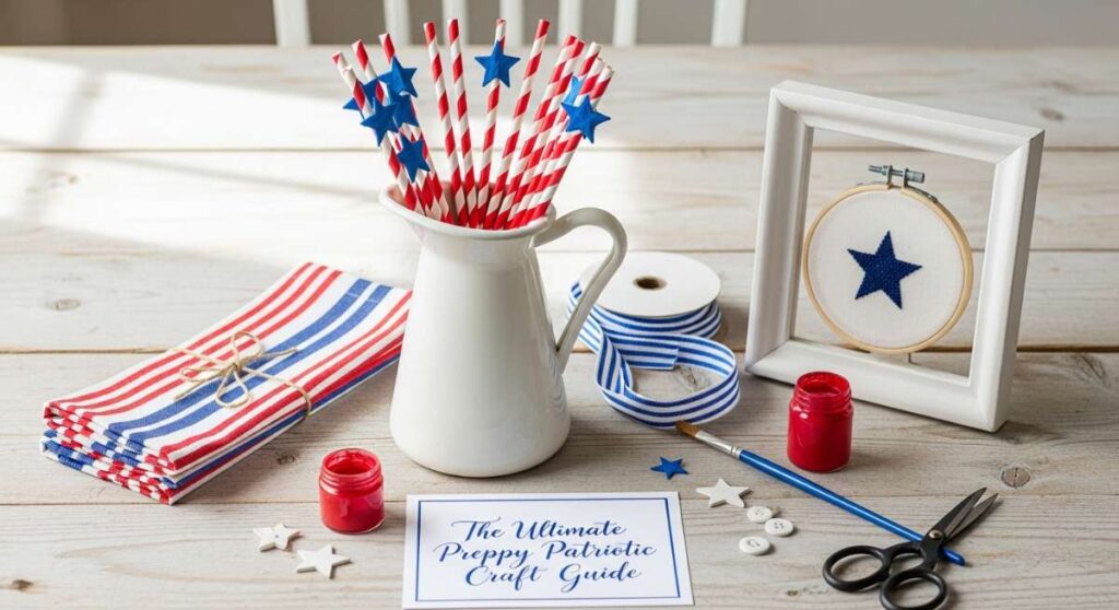 featured: the ultimate preppy patriotic craft guide: stripes, stars, and style