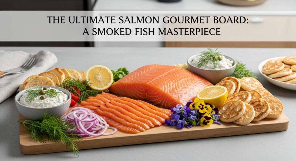 featured: the ultimate salmon gourmet board: a smoked fish masterpiece