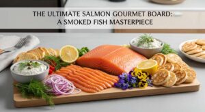 featured: the ultimate salmon gourmet board: a smoked fish masterpiece
