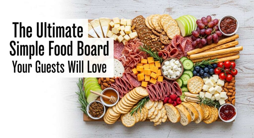 featured: the ultimate simple food board your guests will love