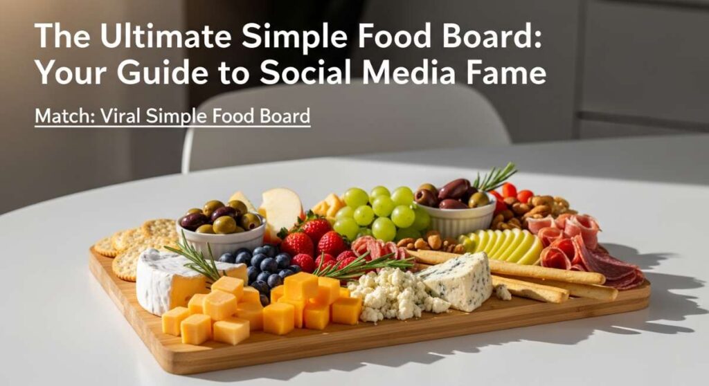 featured: the ultimate simple food board: your guide to social media fame