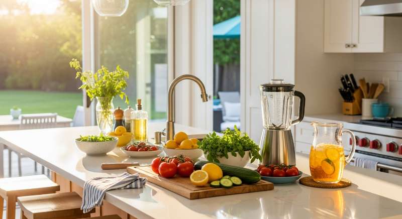 featured: the ultimate summer kitchen guide: beat the heat and cook in style