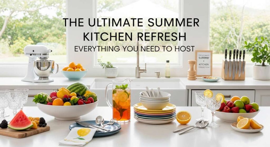 featured: the ultimate summer kitchen refresh: everything you need to host