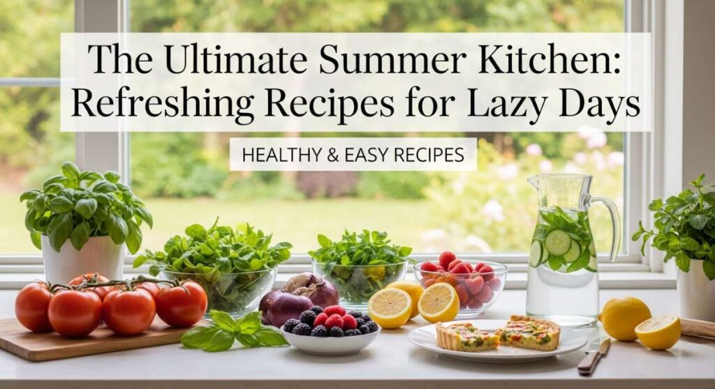 featured: the ultimate summer kitchen: refreshing recipes for lazy days