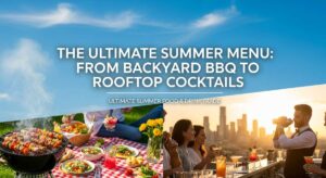 featured: the ultimate summer menu: from backyard bbq to rooftop cocktails