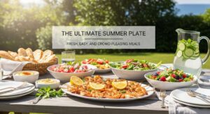 featured: the ultimate summer plate: fresh, easy, and crowd pleasing meals
