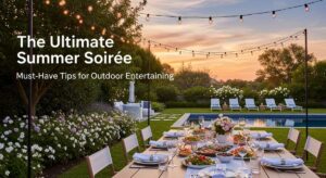 featured: the ultimate summer soirée: must have tips for outdoor entertaining