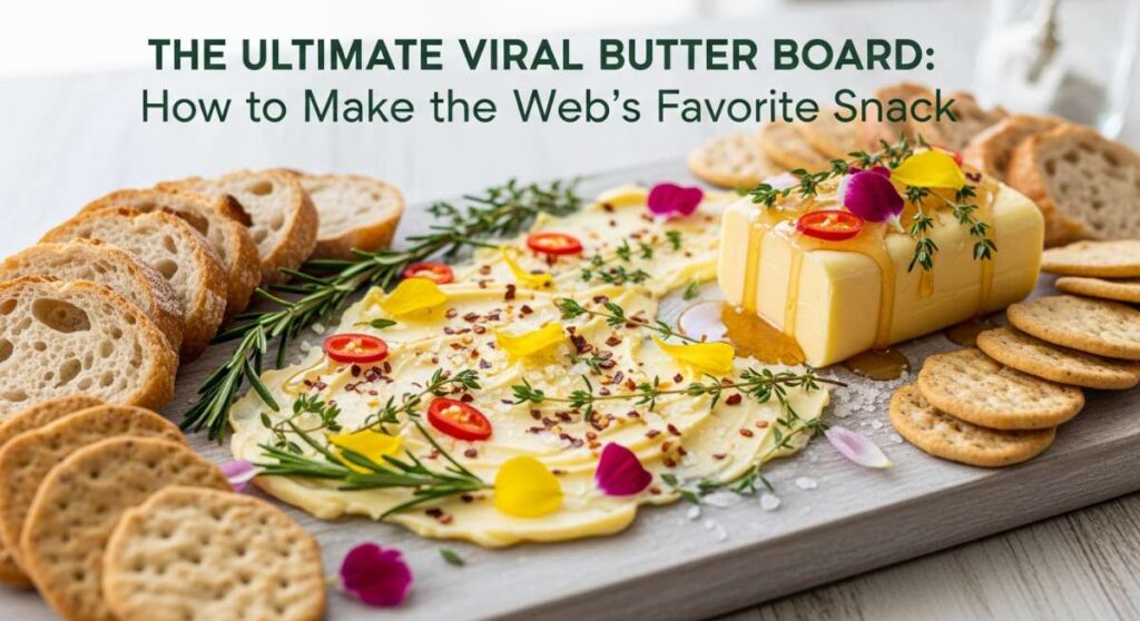 featured: the ultimate viral butter board: how to make the web's favorite snack