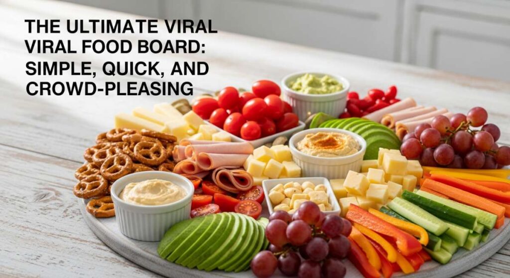 featured: the ultimate viral food board: simple, quick, and crowd pleasing