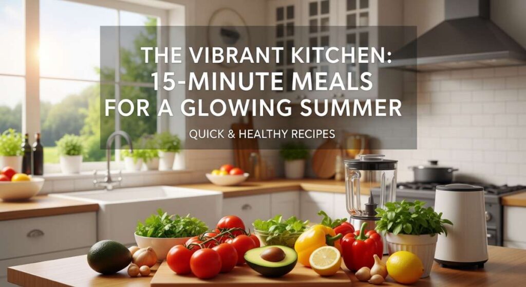 featured: the vibrant kitchen: 15 minute meals for a glowing summer