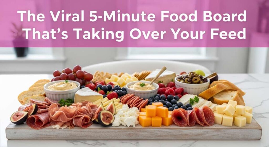 featured: the viral 5 minute food board that's taking over your feed