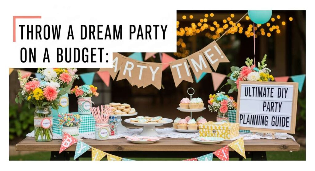 featured: throw a dream party on a budget: the ultimate diy manual
