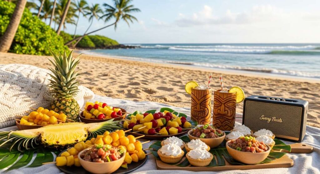featured: tiki treats and sunny beats: planning your best luau picnic yet