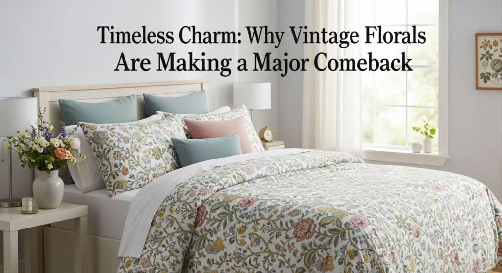 featured: timeless charm: why vintage florals are making a major comeback