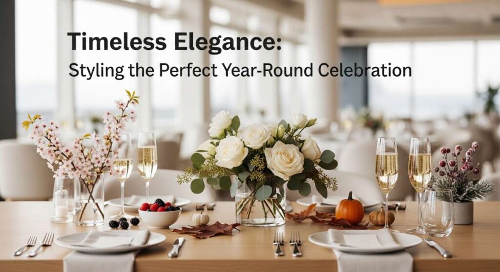 featured: timeless elegance: styling the perfect year round celebration