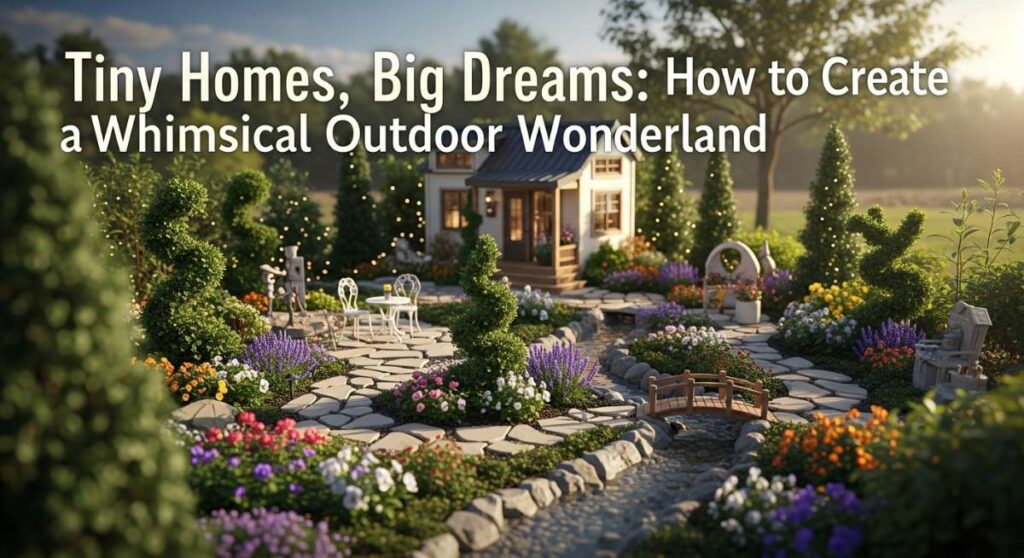 featured: tiny homes, big dreams: how to create a whimsical outdoor wonderland