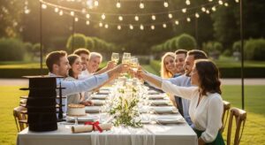 featured: toast the graduate: secrets to a stunning and seamless outdoor party