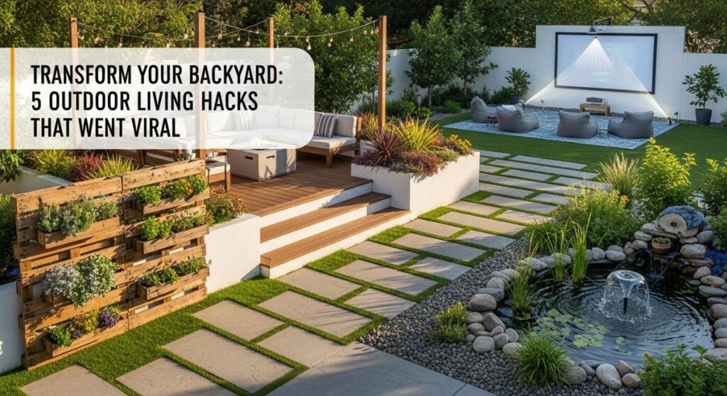 featured: transform your backyard: 5 outdoor living hacks that went viral