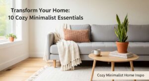 featured: transform your home: 10 cozy minimalist essentials