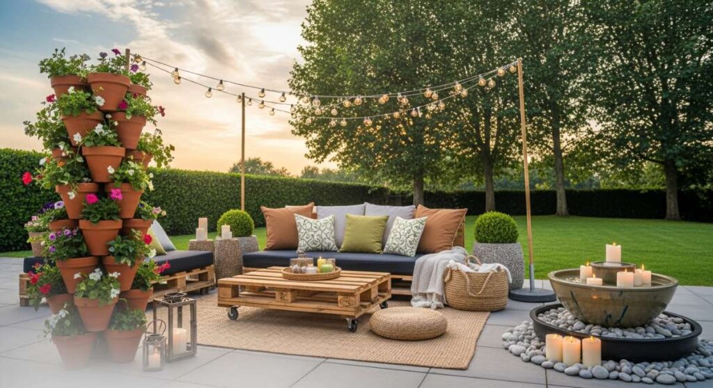 featured: transform your patio: affordable diys for a magical outdoor retreat