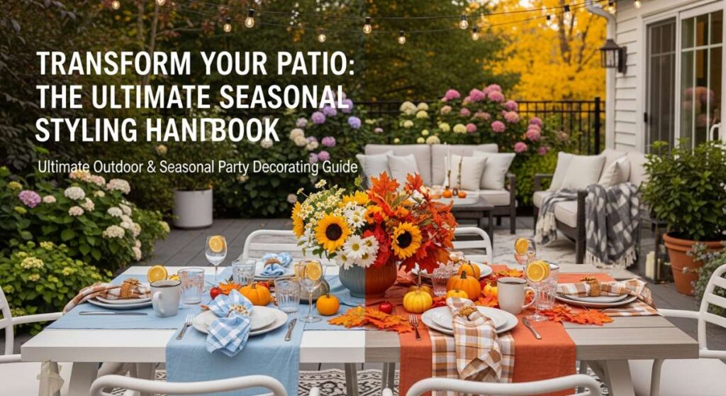Transform Your Patio: The Ultimate Seasonal Party Styling Handbook featured: transform your patio: the ultimate seasonal party styling handbook