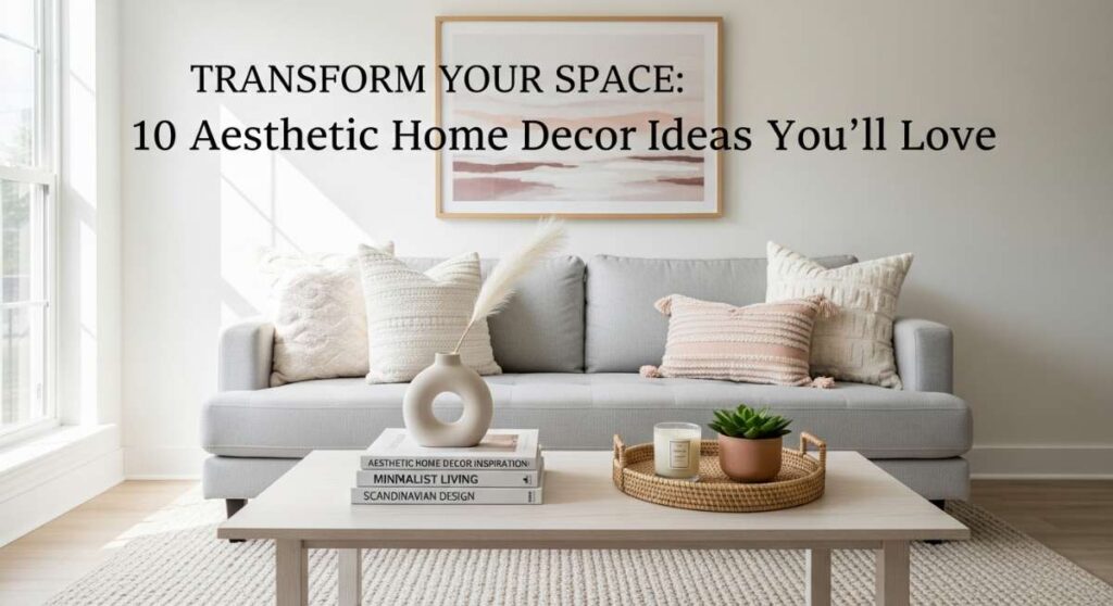 featured: transform your space: 10 aesthetic home decor ideas you'll love