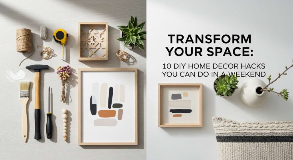 featured: transform your space: 10 diy home decor hacks you can do in a weekend