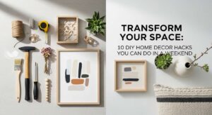 featured: transform your space: 10 diy home decor hacks you can do in a weekend