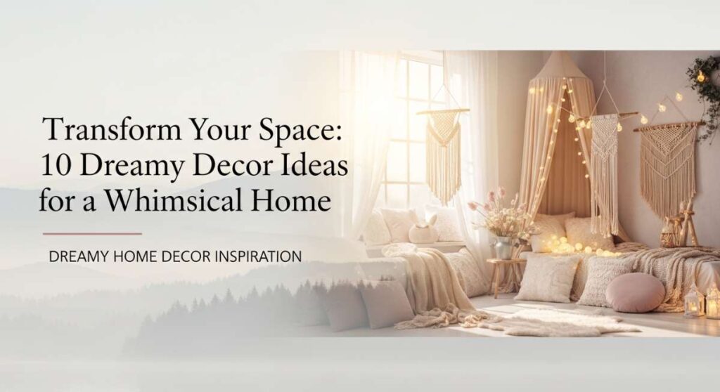 featured: transform your space: 10 dreamy decor ideas for a whimsical home