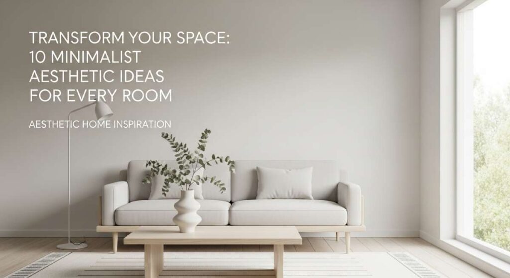 featured: transform your space: 10 minimalist aesthetic ideas for every room