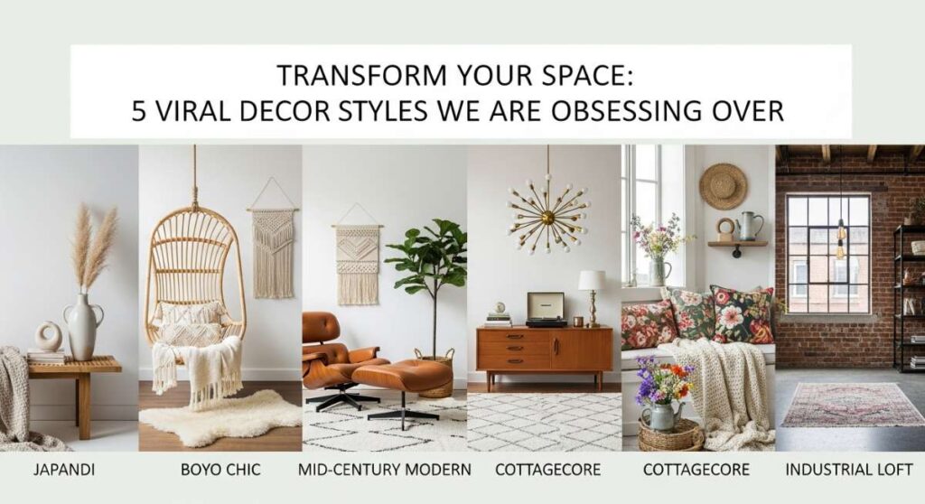 Transform Your Space: 5 Viral Decor Styles We Are Obsessing Over featured: transform your space: 5 viral decor styles we are obsessing over